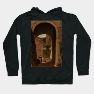 Archway with Woman by Elihu Vedder Hoodie